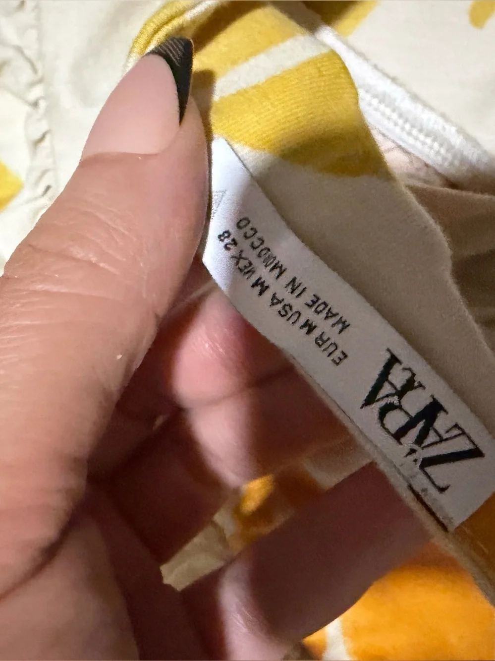 Zara Orange and Yellow Mini Halter Dress floral cutout summer casual resort $78